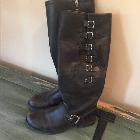frye veronica belted tall